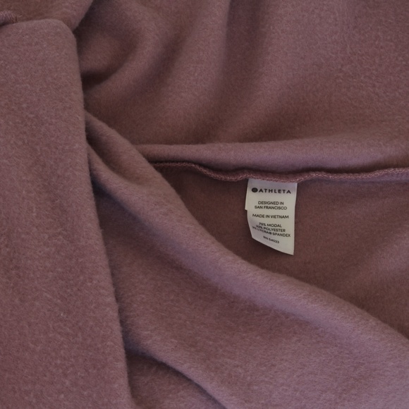 Athleta Long‎ Sleeve Modal XXS Costal Luxe Sweatshirt Purple Womens - Picture 6 of 9